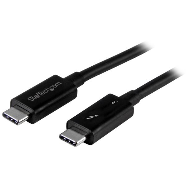 StarTech.com Cable de 2m Thunderbolt 3 USB C (40 Gbps)