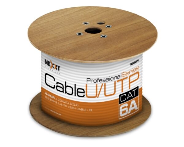 Nexxt Enterprise Cat6A U/UTP Cable 4P 23AWG LSZH 305m BL